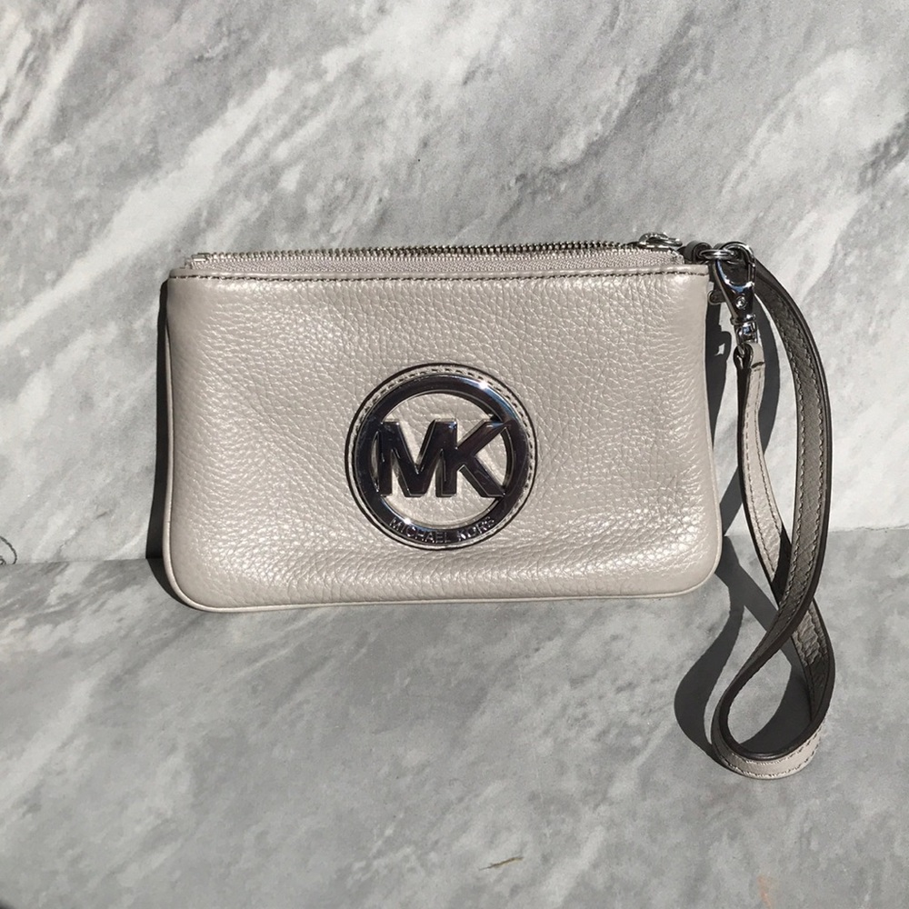 Michael Kors Grey Wristlet